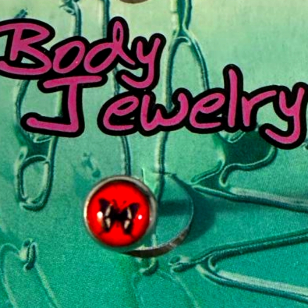 3/$48 Body Jewelry| NWOT Round Topped Bar;  Butterfly BUY 2 get a 3rd Free